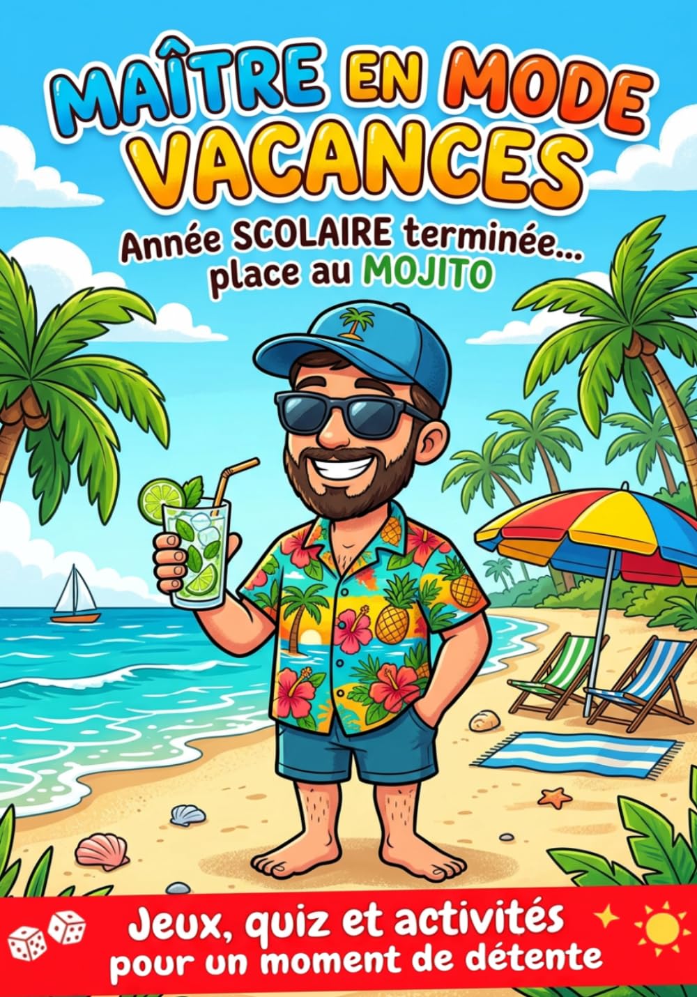 Maître En Mode Vacances: Jeux, quiz et activités pour un moment fun et relaxant, Cadeau personnalisé pour remercier un maître d'école