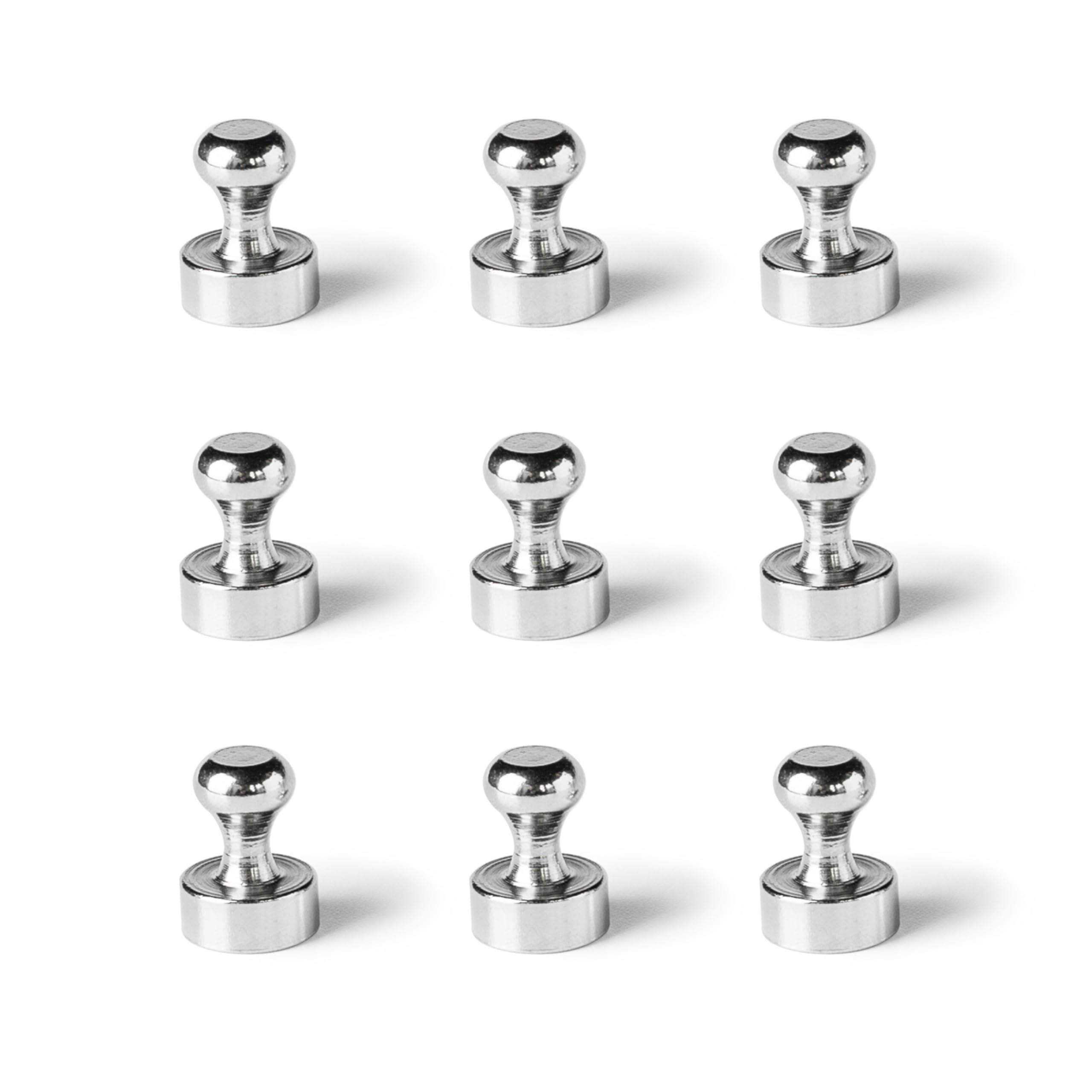 Fuertes imanes de neodimio cónicos, extrafuertes, 12 mm x 16 mm, 50 unidades, soportan hasta 5 kg, uso industrial, taller u oficina