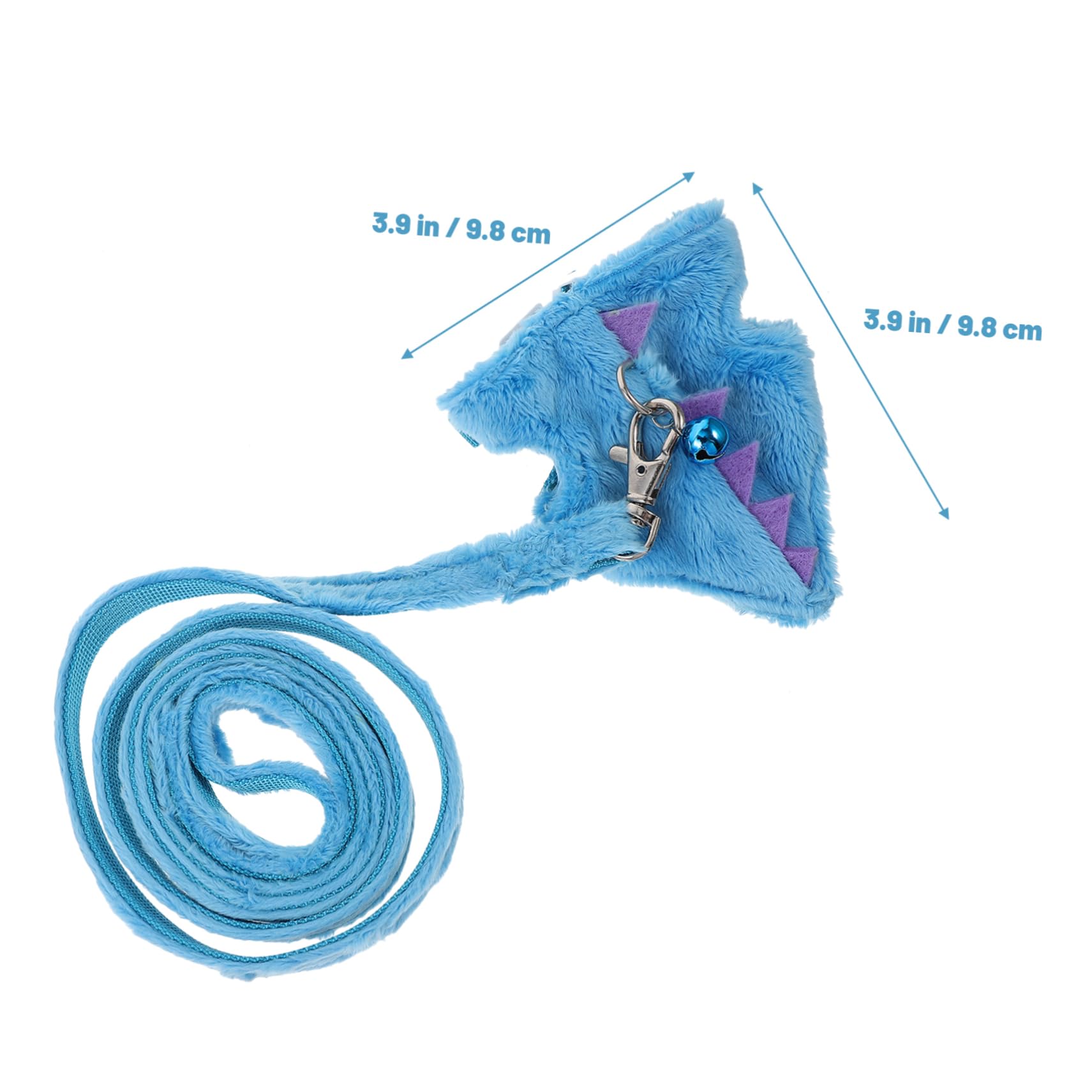 FONDOTIN Ferret Harness Vest Small Pet Traction Leash Comfortable Adjustable Fashionable Design Safe for Your Pet's Comfort Random