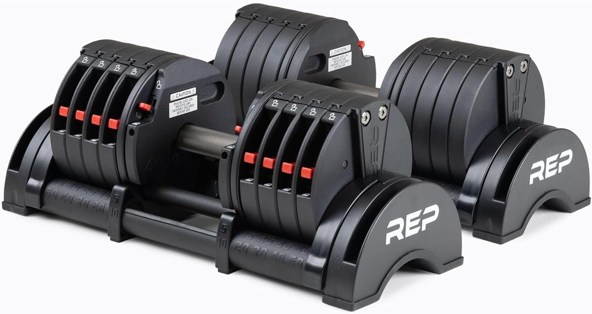 Rep Fitness Quickdraw Adjustable Dumbbells, Multiple weight ranges available ...