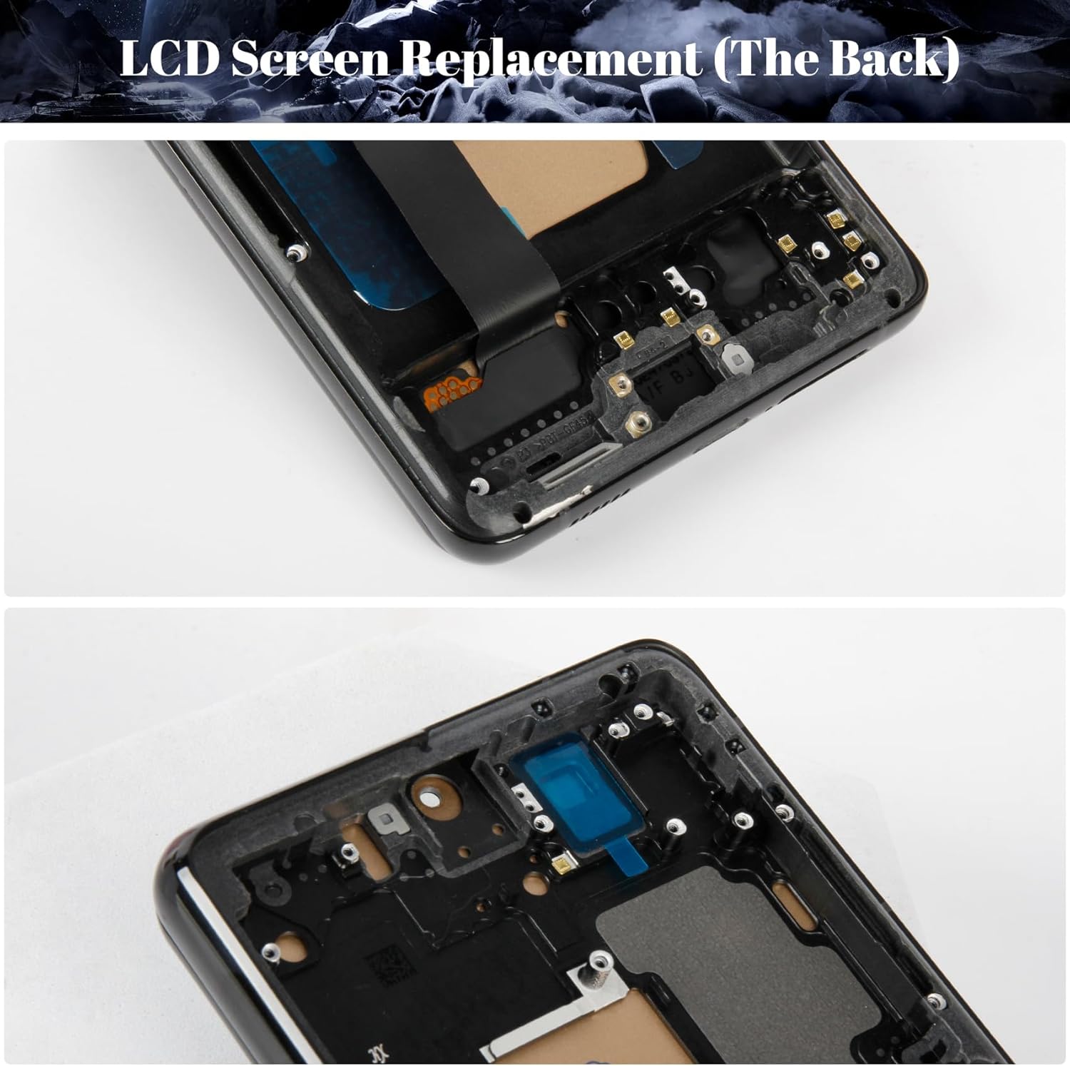 SRJTEK Incell For Samsung Galaxy S21 Ultra 5G LCD Screen Replacement For Samsung S21 Ultra 5G Display for SM-G998U SM-G998b/DS Ddigitizer Replacement Touch Screen Repair Part With Frame(Black)