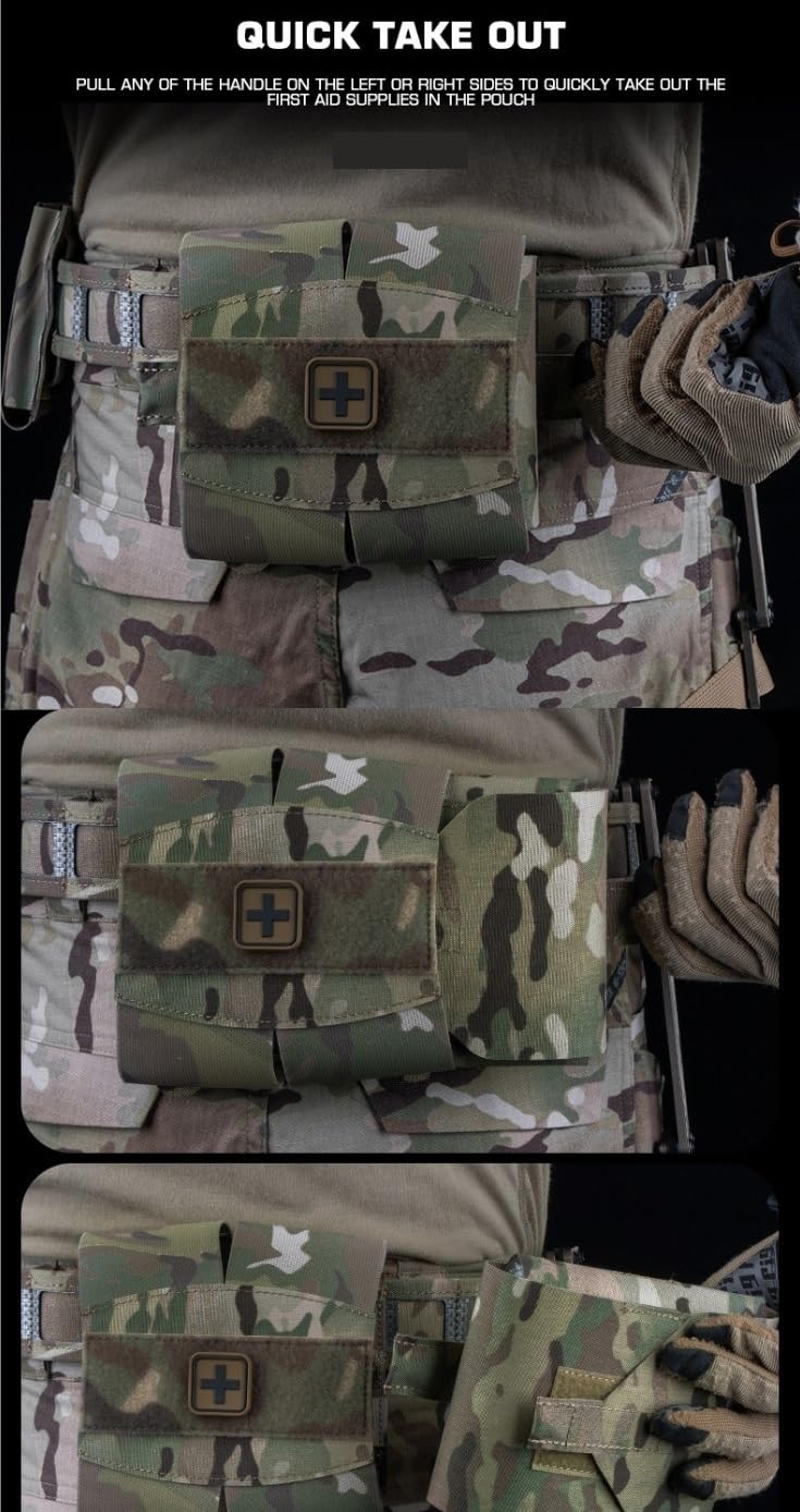 Tácticas. Micro Y Específicos del Campo. Trauma. El IFAK Bolsa Pequeña Equipo De Primeros Auxilios, Utilidad El Ifak El Organizador Detiene El Andamio Herramienta