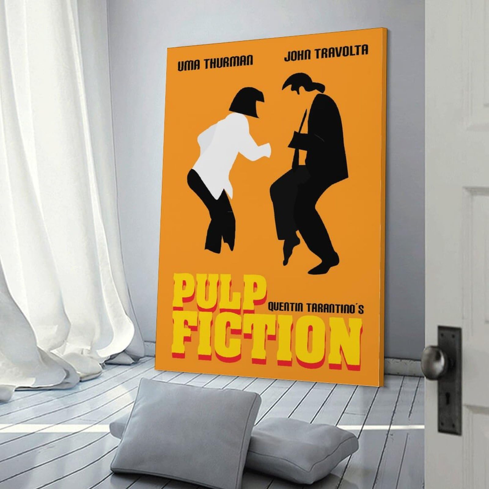 ネオヴィンテージ！2013年製★特大！パルプフィクション ポスター 額付 Amazon.co.jp: パルプフィクションクエンティンタランティーノ