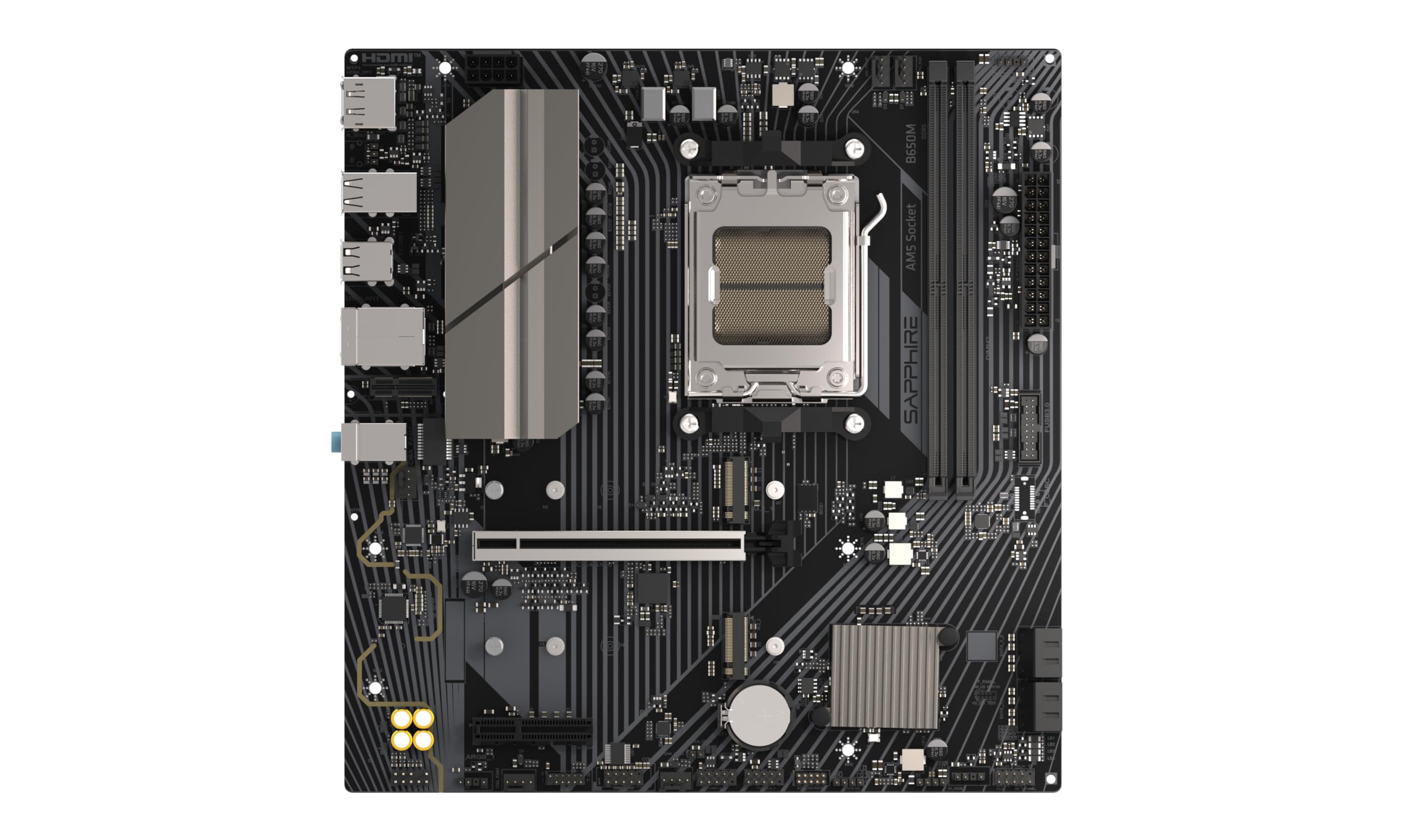SAPPHIRE ANAKART AMD AM5 MATX B650M-E 52112-04-40G