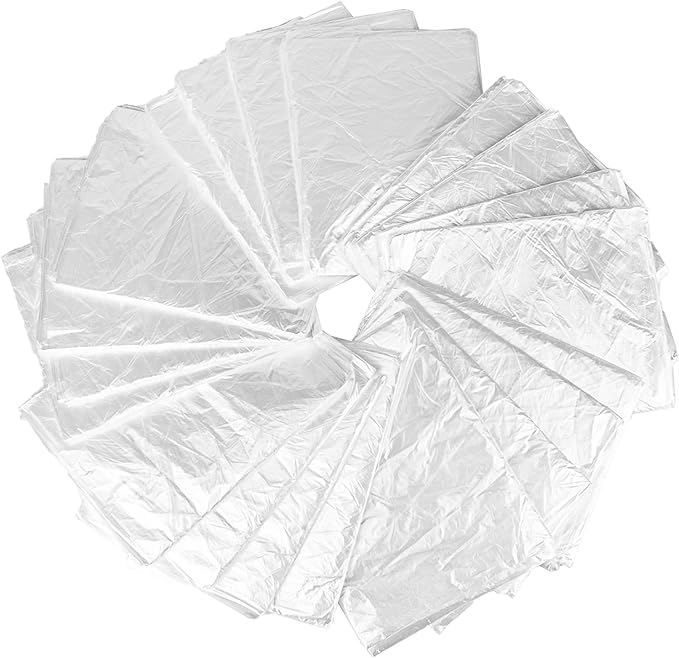 Overmonup Sauna Blanket Liners 50pcs Plastic Sheeting for