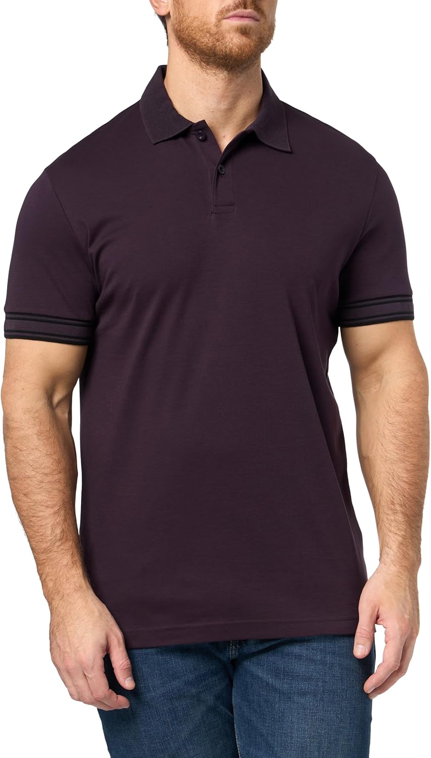 BOSS Men's Interlock Cotton Polo Shirt