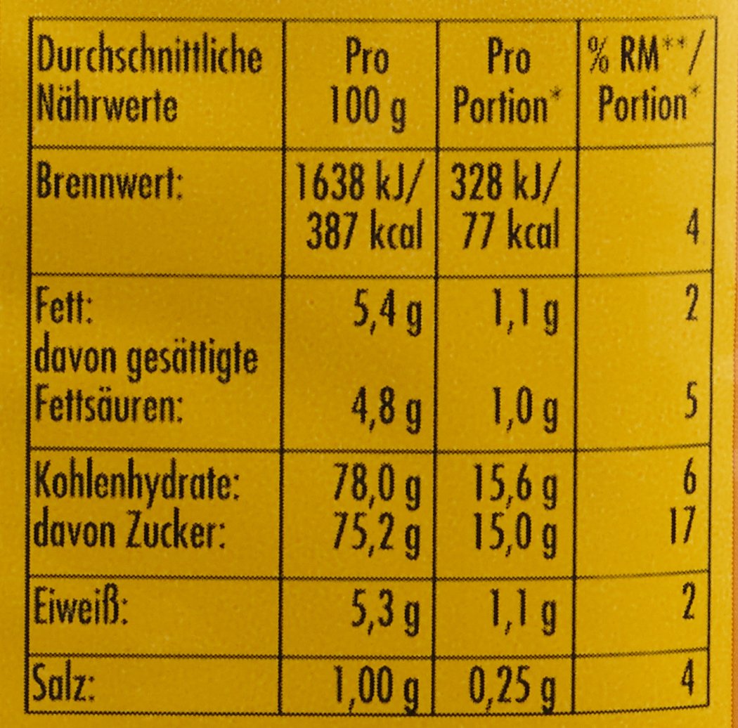 Krüger Fa mit Caramel Krokant Cappuccino, 12er Pack (12 x 500 g)