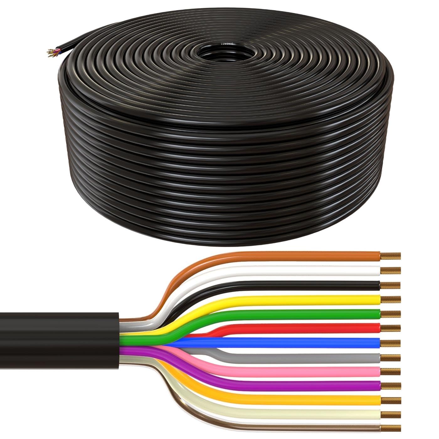 Lumonic 1x 5m FLRYY Cable del vehículo 13x1,5mm² negro | 13 núcleos | Cable de remolque | Cable multifilar para automoción | Resistente al aceite y al combustible, ignífugo | Baja tensión — view 58