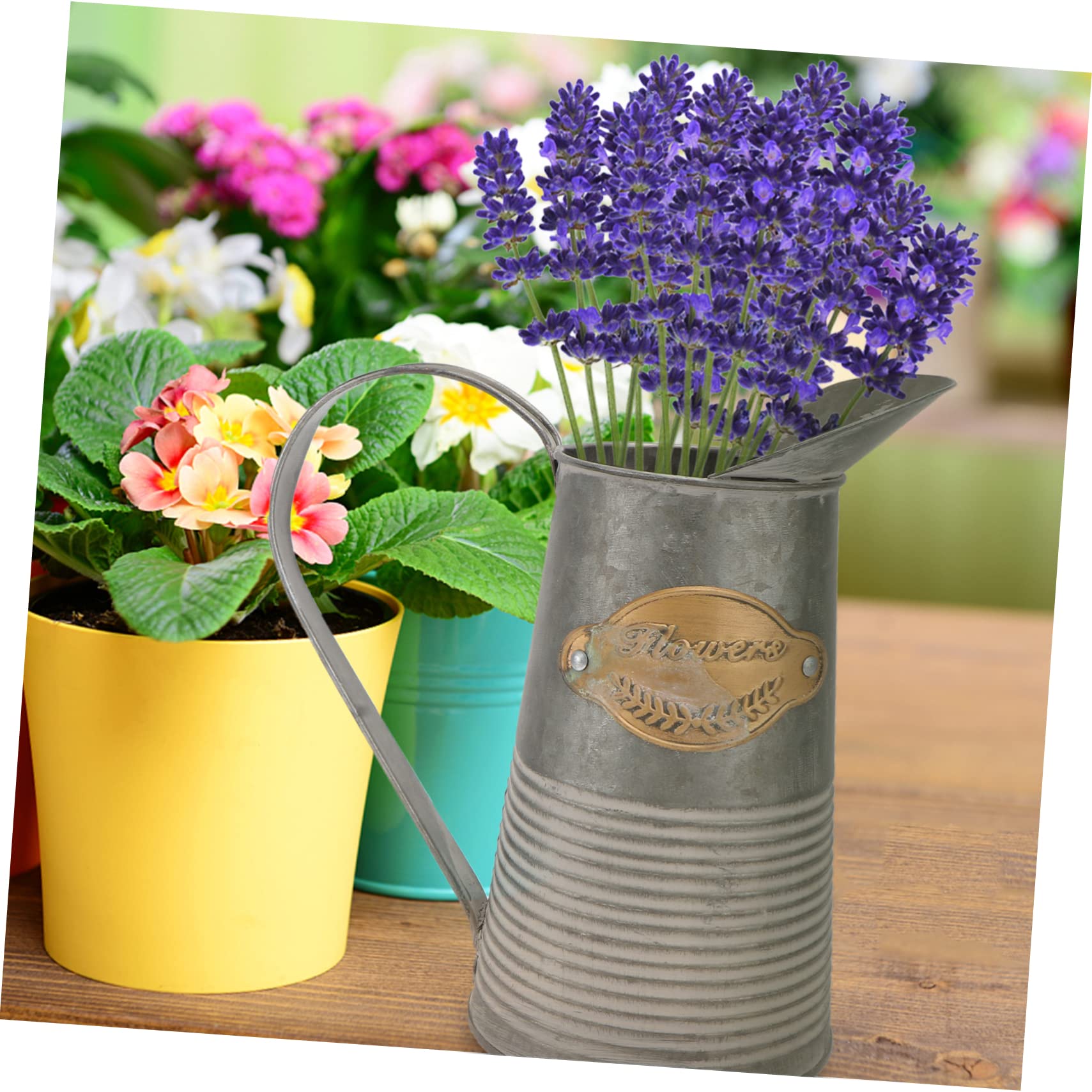 アンティーク ヴィンテージ アイアン フラワー ポット 花瓶 花器 生け花