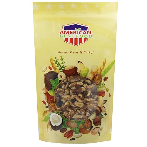 Miniatura 3 de Mitades y piezas de nuez sin cáscara, bolsa de 2 libras  Nueces de California frescas, crudas, sin sal y prémium para hornear, cocinar y comer