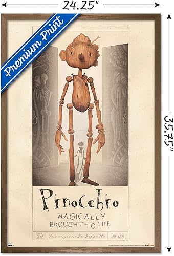 Miniatura 3 de Trends International Netflix Guillermo Del Toro Pinocchio - Póster de pared de Pinocho