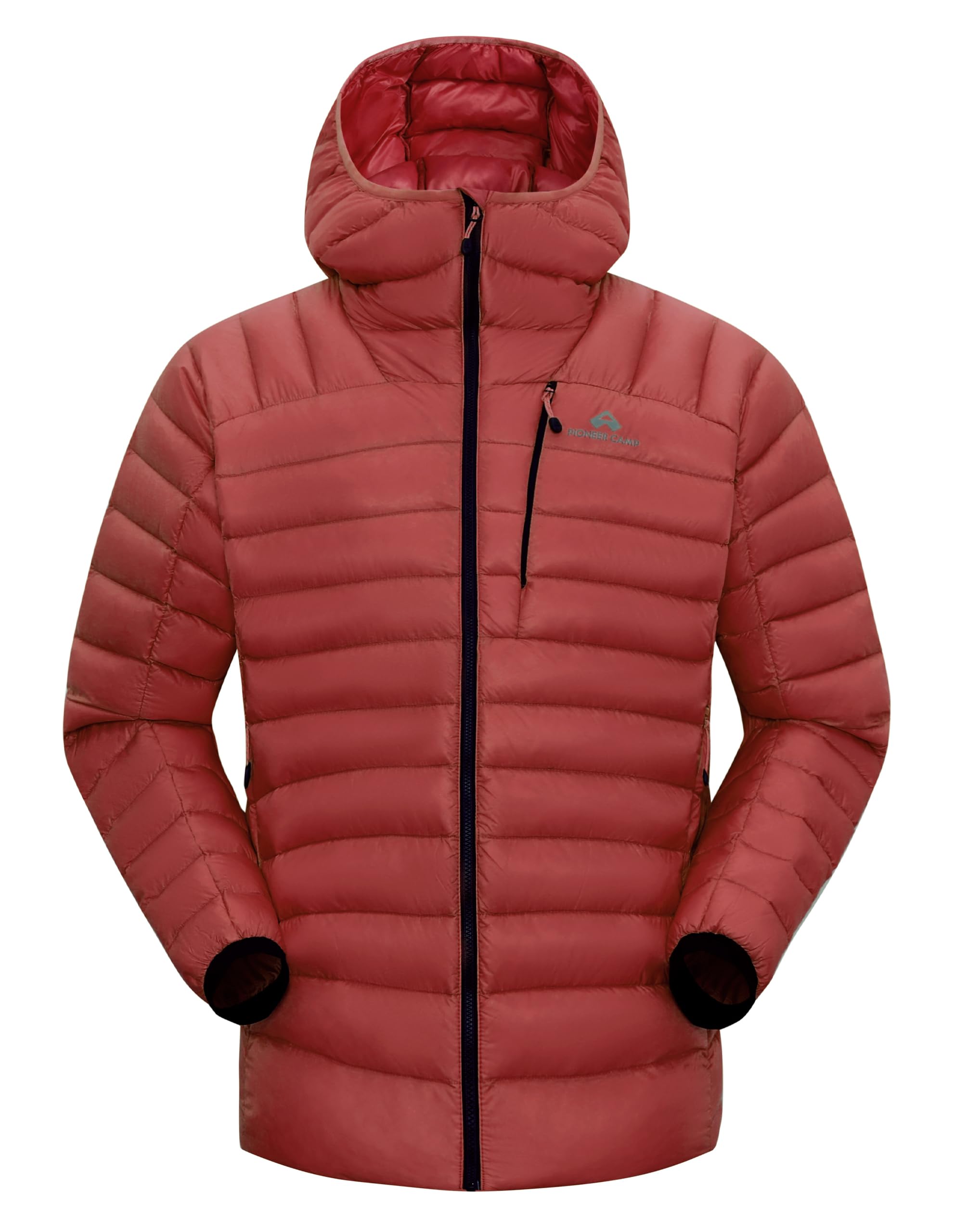 Pioneer Camp Piumino da uomo outdoor 850FP 90% piumino impermeabile con fodera a K grigia leggera per alpinismo, sci, trekking