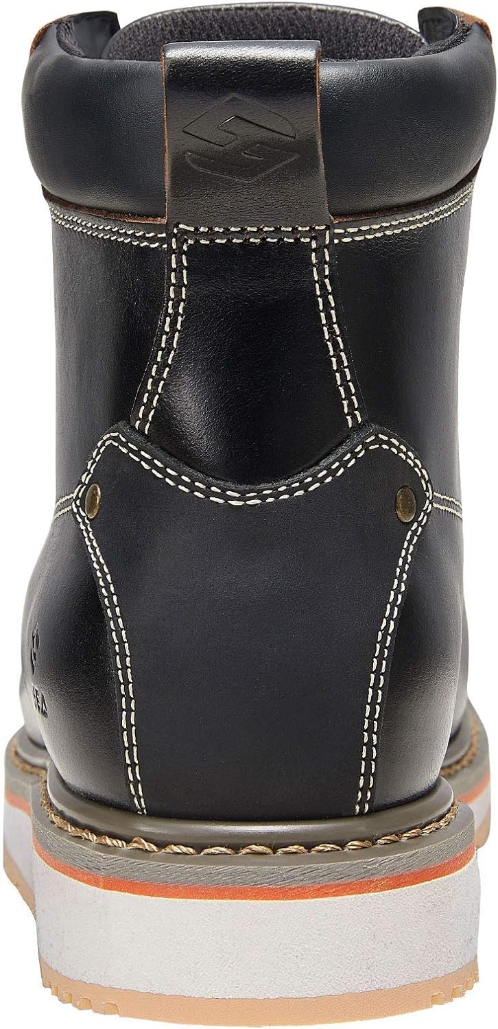 HISEA NINGO Work Boots for Men Steel/Soft Toe Boots,6” Water Resistant Slip Resistant Industrial & Construction Work Shoes, Composite Toe Working Boot - Image 8