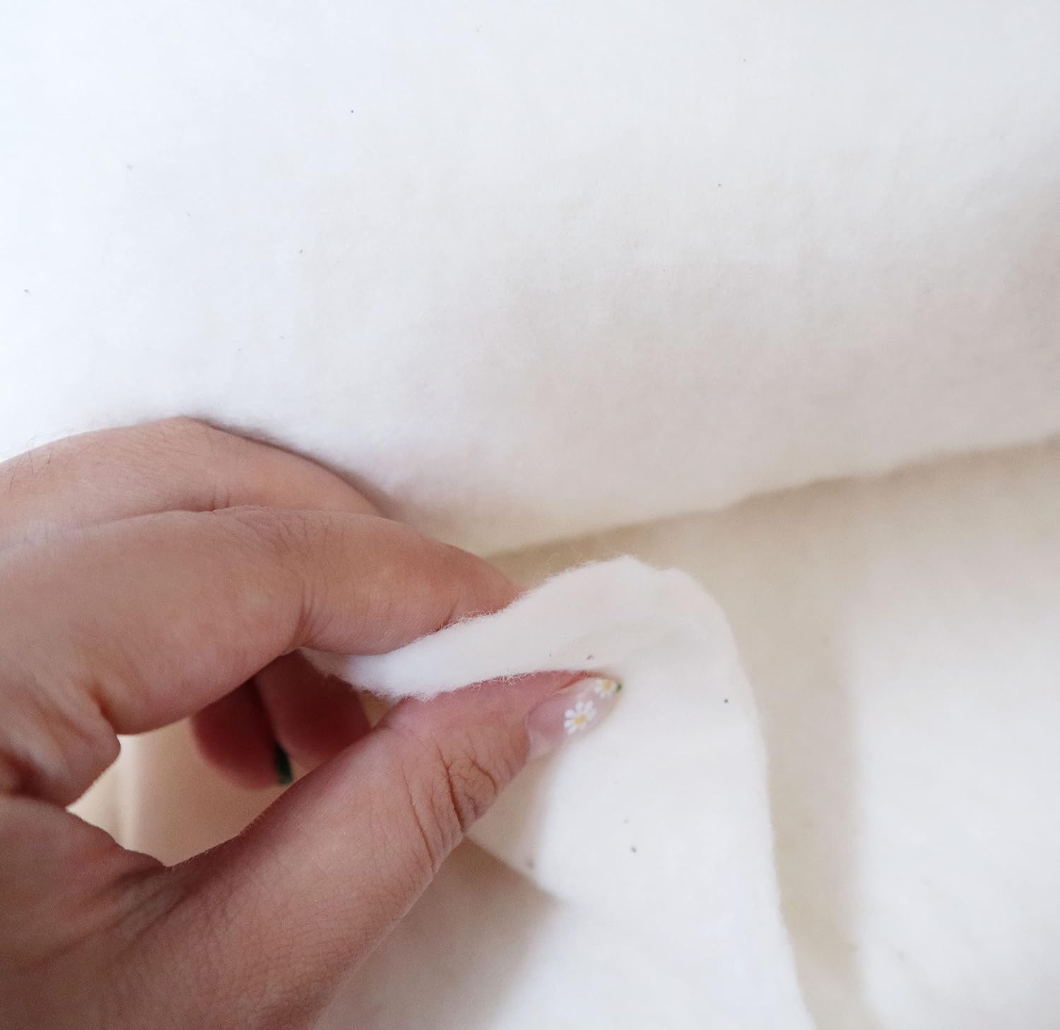 Cotton Batting for Quilts, Quilt Batting for Summer Quilts, Clothing, Craft, Handicrafts and Wearable Arts (71x79in)