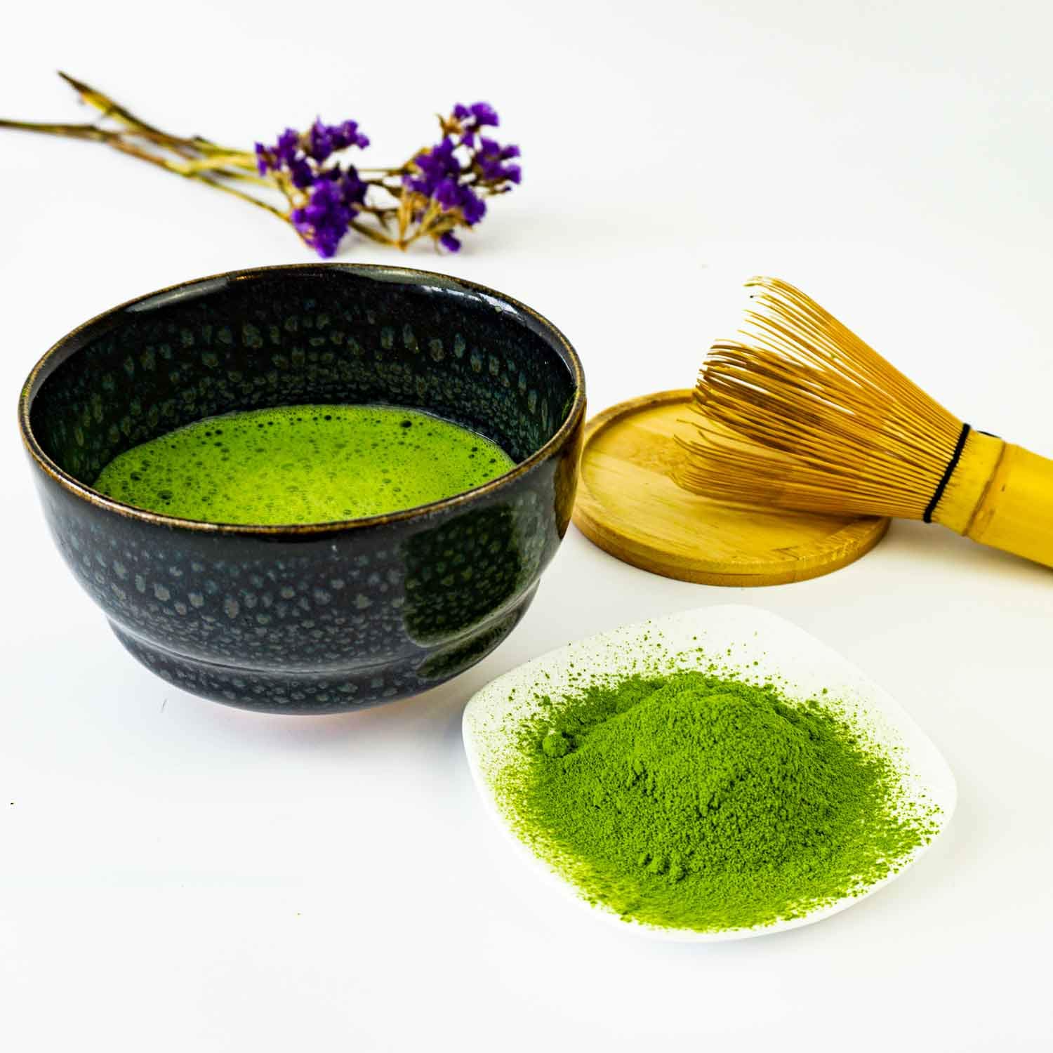 Bio Matcha Premium Grüner Tee aus Kagoshima, Japan | Hochwertiger Japanischer Matcha Tee aus Frühjahrs Ernte | Premium Qualität (100g)