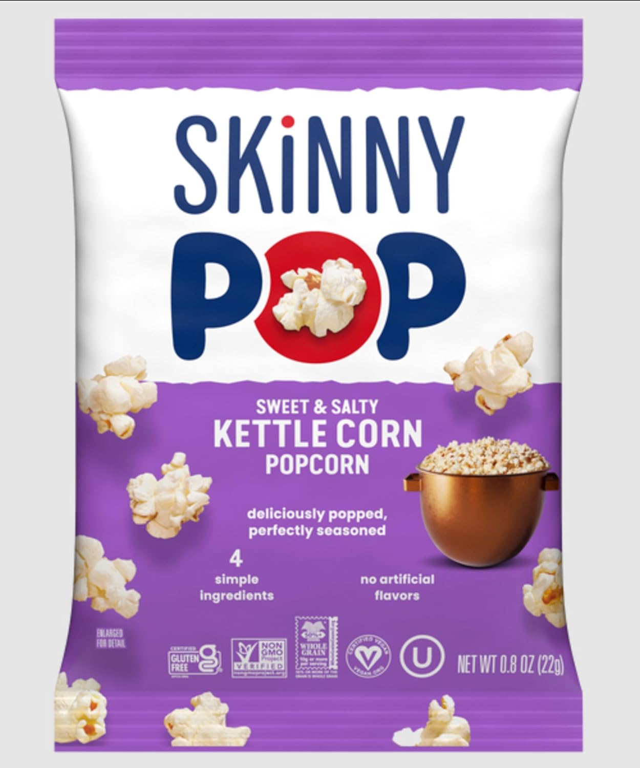 Real Popcorn Bags, Variety Pack, Individual Snack Bags, Popcorn Gift Set, Original, White Cheddar, Kettle Corn Popcorn (Pack of 36)