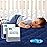 2 Pack Crib Mattress Protector Sheets Fitted Waterproof Crib Mattress Pad Cover, Noiseless & Machine Wash 100% Absorbent Toddler Mattress Protector Sheet Quilted, Gray&Navy, 52 x 28