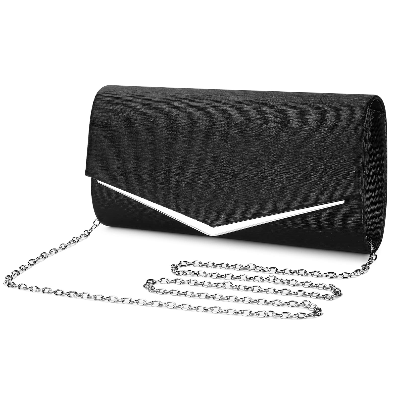 BAIGIO Abendtasche Damen Glitzer Damen Clutches Blau Brauttasche Elegante Clutch Schultertasche Tasche für Hochzeit Party Cocktail