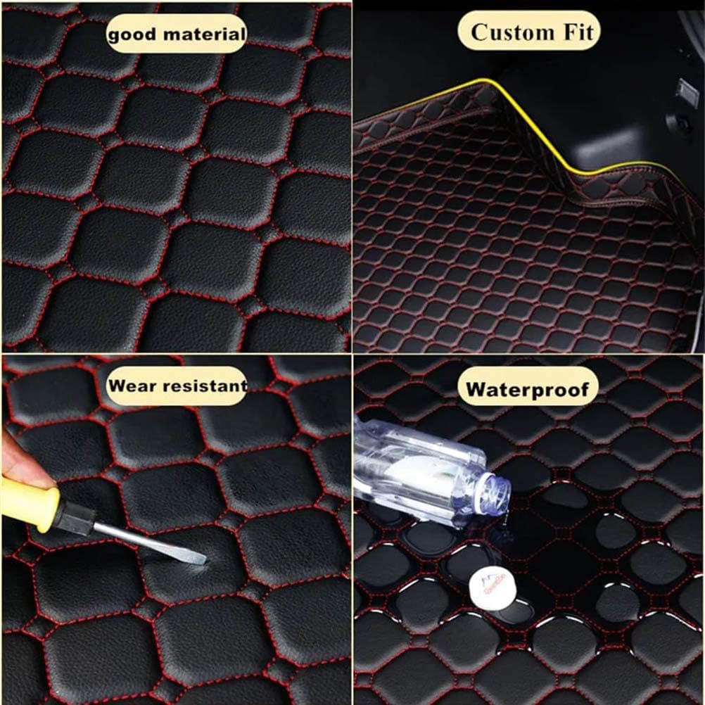 Lederen kofferbakmat, voor Ford Fiesta (2008-2017) Anti-kras Auto Cargo Protector Tray Cover, Waterdichte kofferbakvoering, Antisliptapijten Interieuraccessoires,B Lederen kofferbakmat, voor Ford Fiesta (2008-2017) Anti-kras Auto Cargo Protector Tray Cover, Waterdichte kofferbakvoering, Antisliptapijten Interieuraccessoires,B