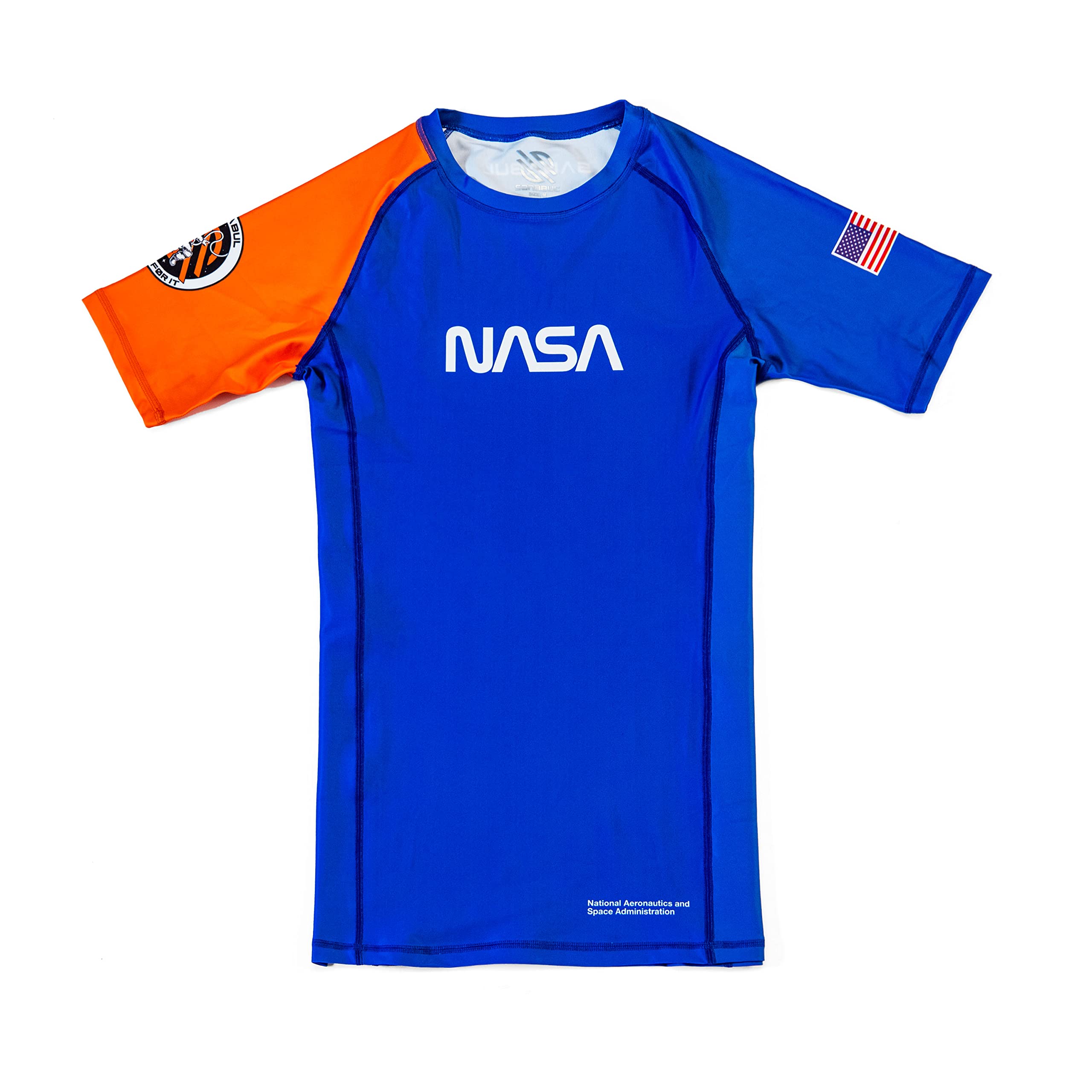 Sanabul NASA Kurzarm-Kompressions-Rashguard für MMA BJJ Wrestling-Cross-Training, Rashguard