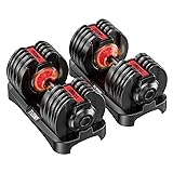 TYZDMY Adjustable Dumbbells Set of 2，Free Weights Dumbbells Set，Adjustable Dumbbell Set，52.5 lbs pair 105 lbs，15 in 1，for Men/Women Gym Equipment for Home Strength Training Equipment
