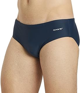 Sporti Men's Swim Briefs - Printed Color & Solid Swimsuit Training Suit ...