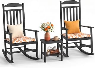 Black 3pc Resin Patio Set image