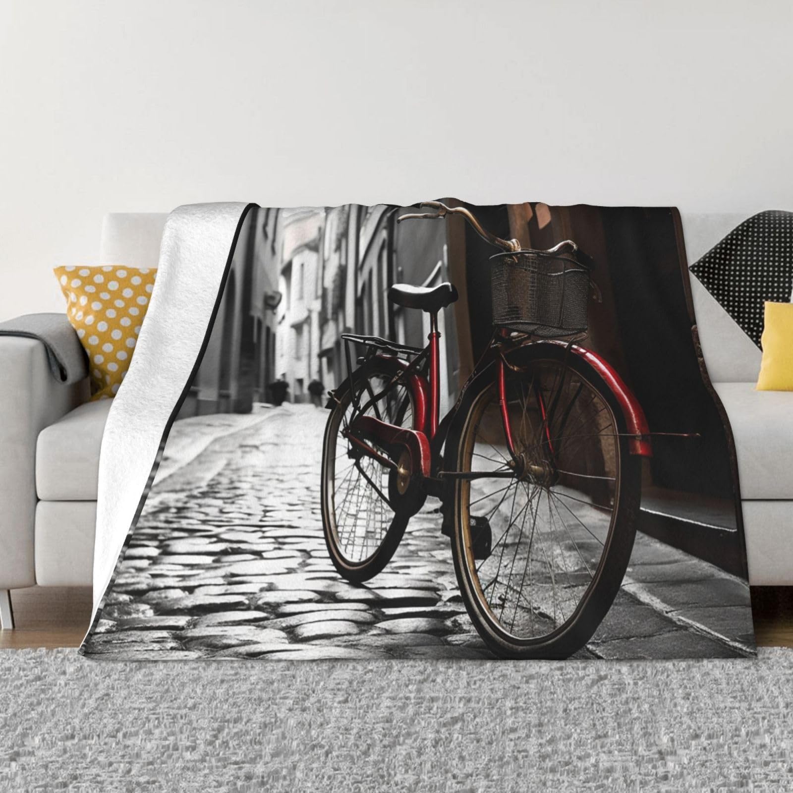 Couverture polaire contre le froid, plaid chaud et moelleux pour lit