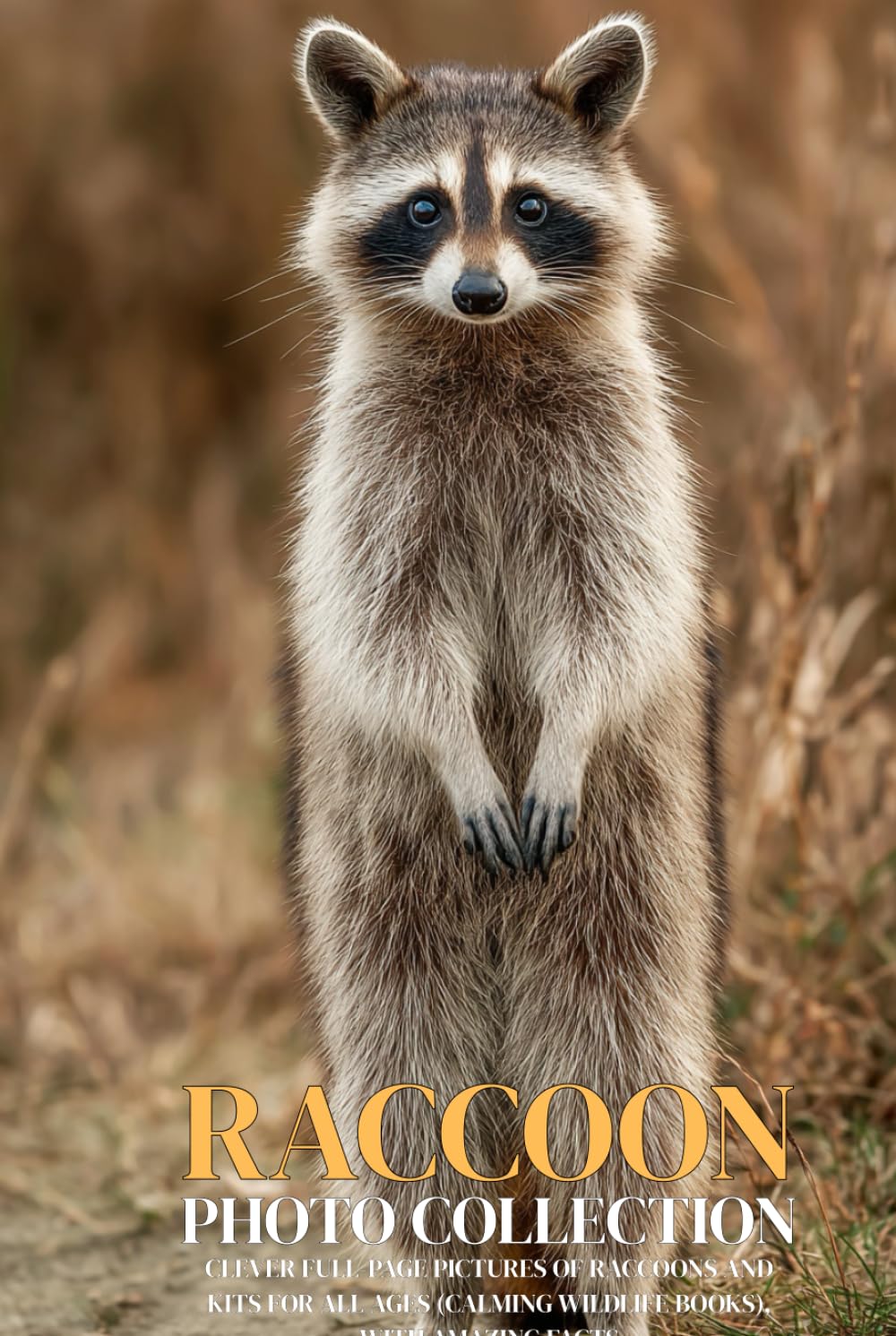 Raccoon Photo Collection: Clever Full-Page Pictures of Raccoons and Kits for All Ages (Calming Wildlife Books), with Amazing Facts
