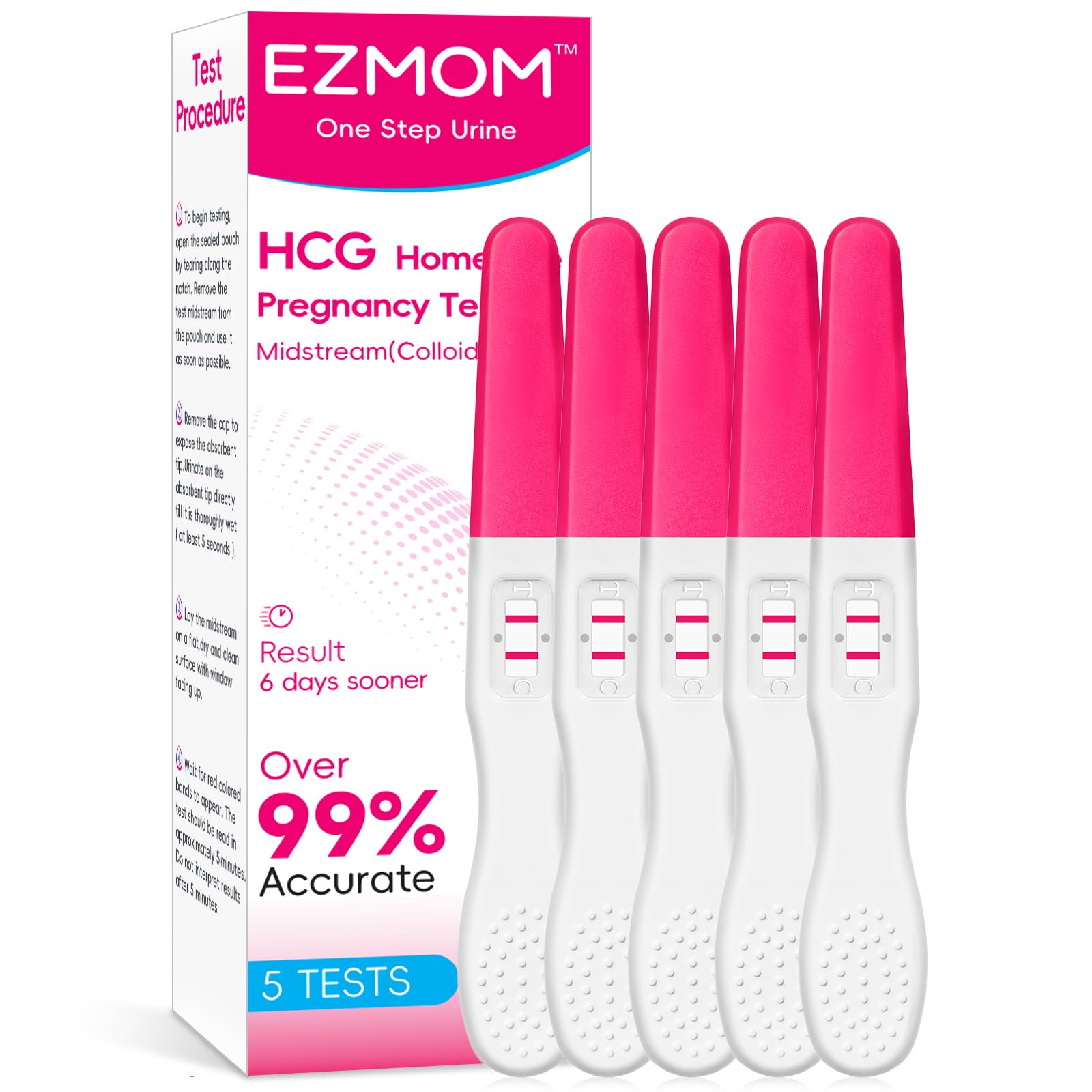 EZMOM Early Detection Pregnancy Tests - home tests | Mubboo