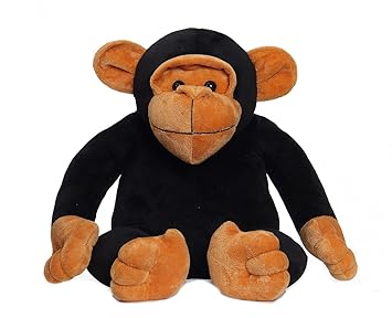 Babyjoys Non-Toxic Super Soft Kong Monkey Toy (Brown, 30 cm)