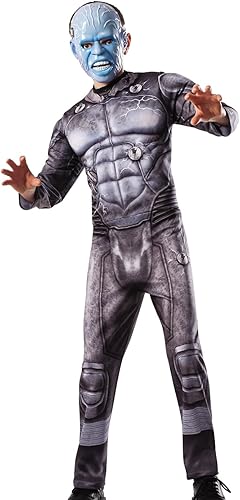 Miniatura 1 de The Amazing Spider-man 2, disfraz Electro Deluxe, niño grande, Gris