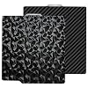 257x257mm PET PEO Double Side Build Plate for Bambu Lab X1CX1X1EP1PP1SA1, Smooth Diamond PEOCarbon Fiber PET Spring Steel Sheet Plate for Bambu Labs 3D Printer
