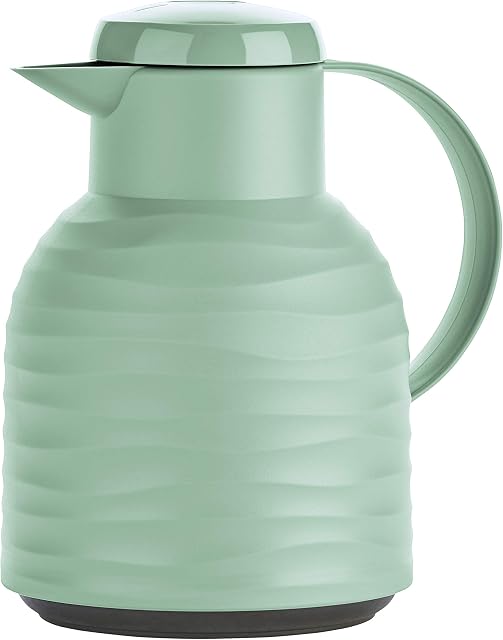 Emsa Samba N4010800 Insulated jug, Plastic Glass, 1 Liter, Wave Minze