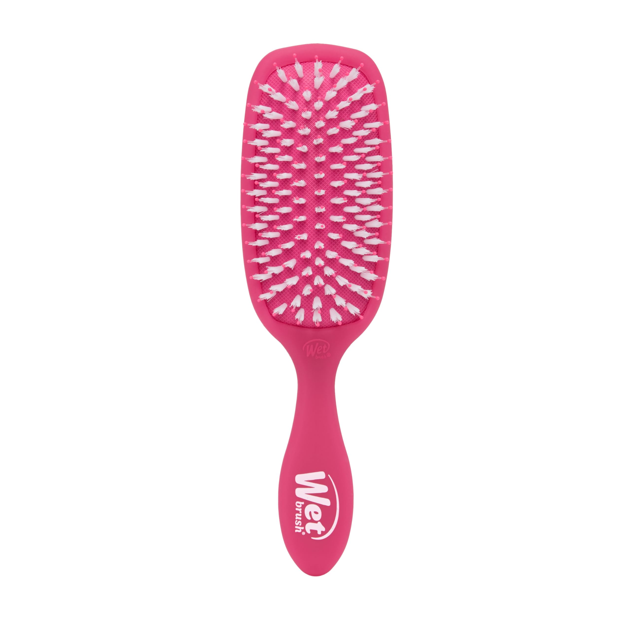 Wet Brush Smooth Styler Hair Brush, Pink Frost, Exclusive Ultra-soft IntelliFlex Bristles, Synthetic Boar Bristles, Shiny And Smooth, For All Hair