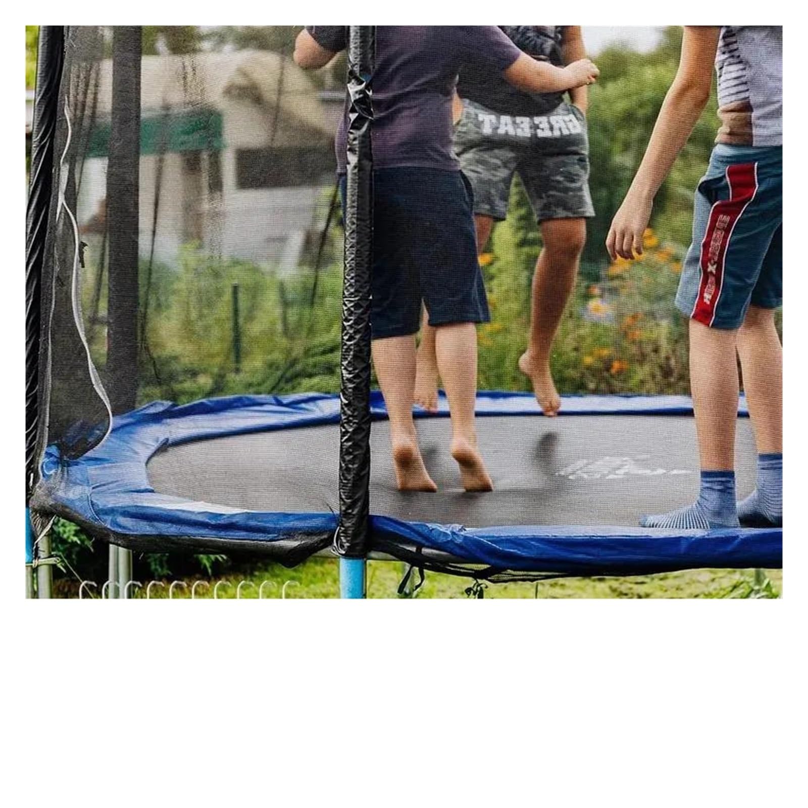 Federabdeckung Randschutz Trampolinfedern-Set Aus 10 Teilen, Verzinkter Stahl, Trampolin-Ersatzfedern, Universelles Hochfestes Ersatzset Mit