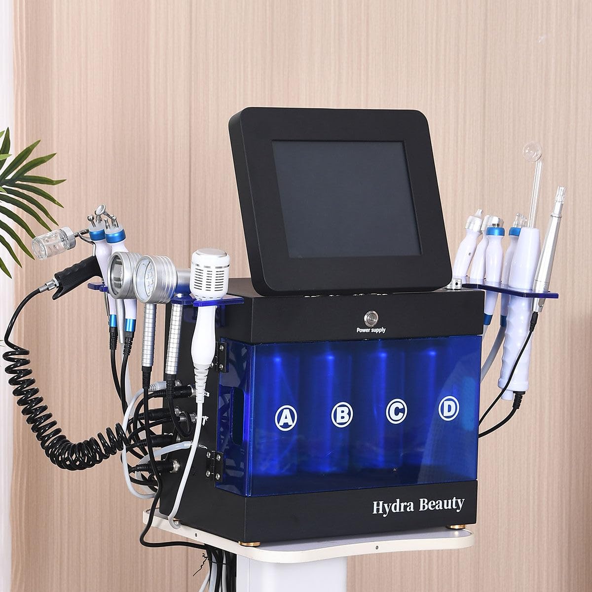 Urządzenie Do Hydradermabrazji Twarzy 14 W 1 | Urządzenie Do Pielęgnacji Skóry Twarzy (Do Salonów) Zapewniające Intensywne Nawilżenie I Wygładzenie Zmarszczek