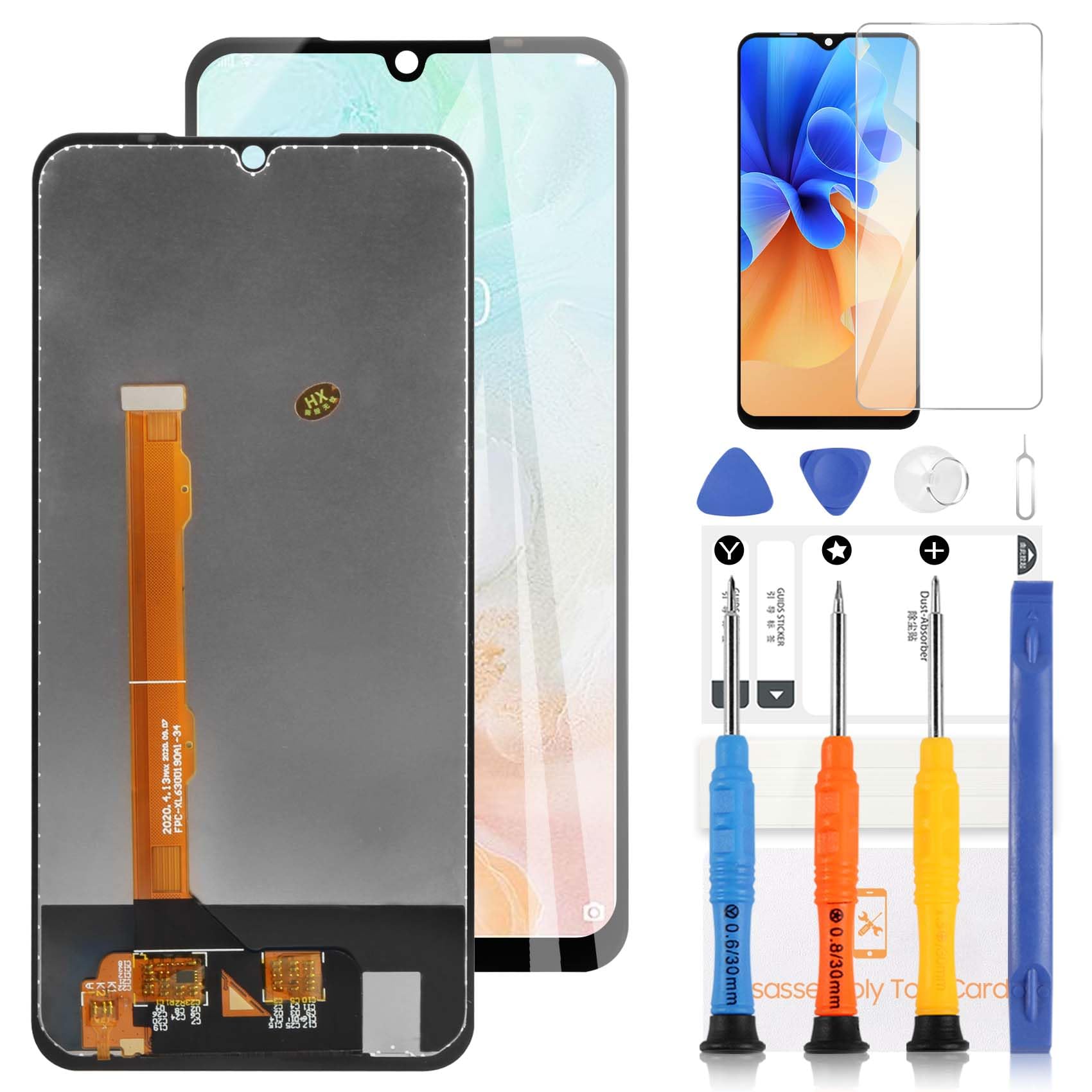 Ecran LCD Complet Tactile + Numériseur Vivo X20 (blanc