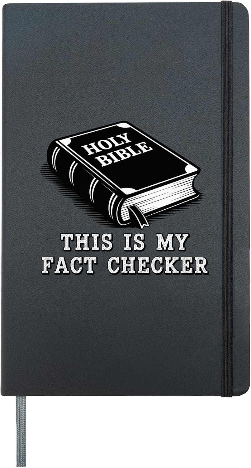 Christian Bible Officiant Gift Jesus Stuff Hardcover Journal, Black