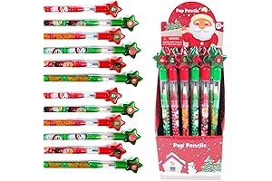 Tiny Mills Christmas Multi Point Stackable Push Pencils