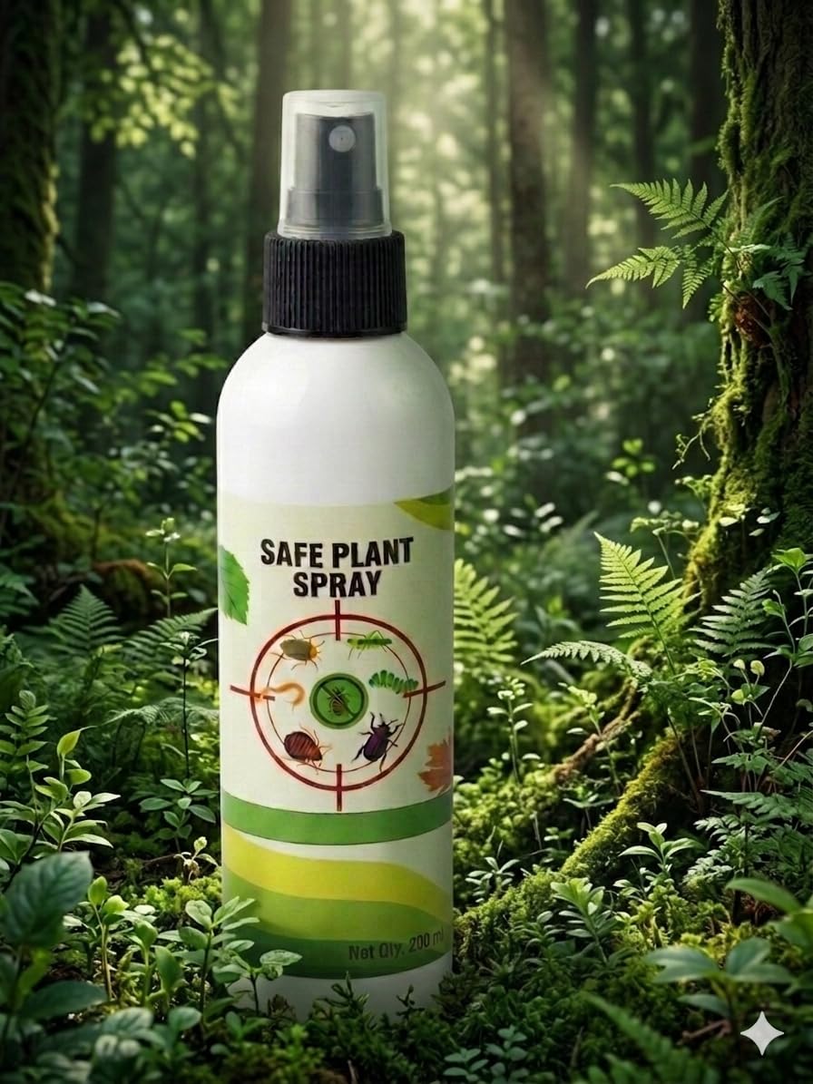 Safe Plant Spray for Indoor and Outdoor Plants, Pest Control Solution, 200ml, Pack of 01-image-38