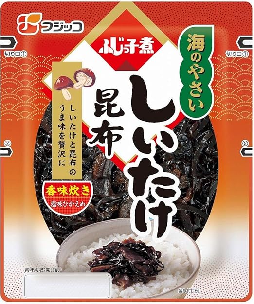 Amazon フジッコ ふじっ子煮 海のやさい しいたけ昆布 112g 10袋入 フジッコ のり 海藻の佃煮 通販
