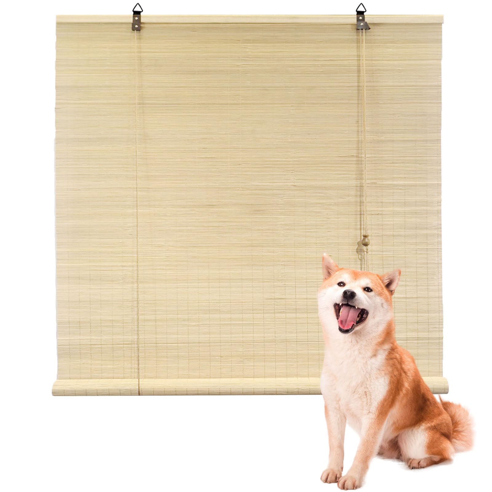 Store bambou filtrant 110 x 280 cm pour créer une ambiance bohème sur votre terrasse