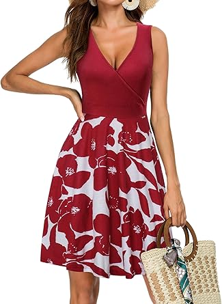 sleeveless dress with pockets