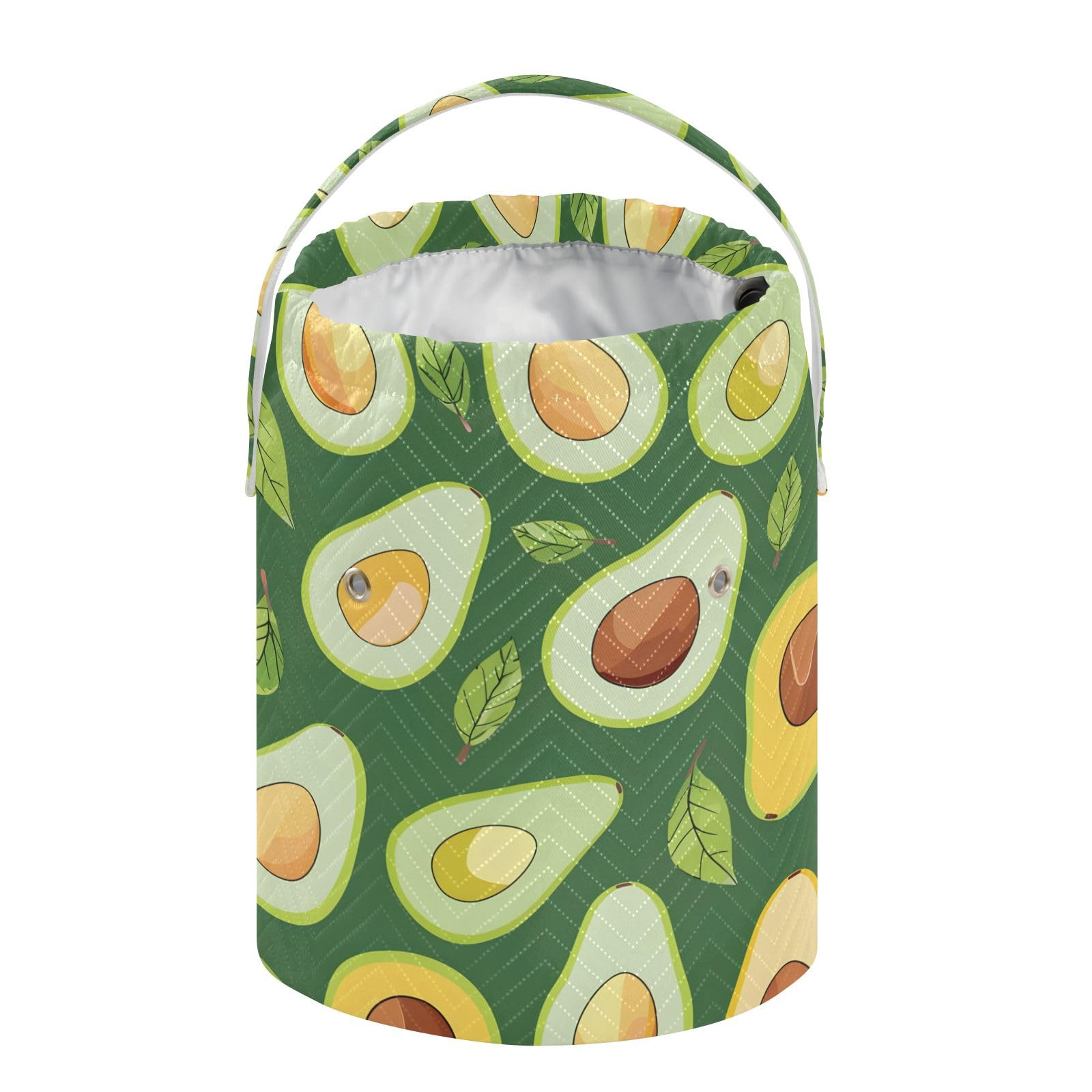 Yarn Storage Bag Small Crochet Bag Knitting Bag Organizer Avocado Green Cute Yarn Bags for Crocheting Basket