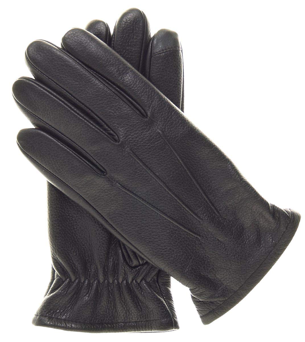 Pratt and HartGondola Men's Touchscreen Insulated Leather Gloves