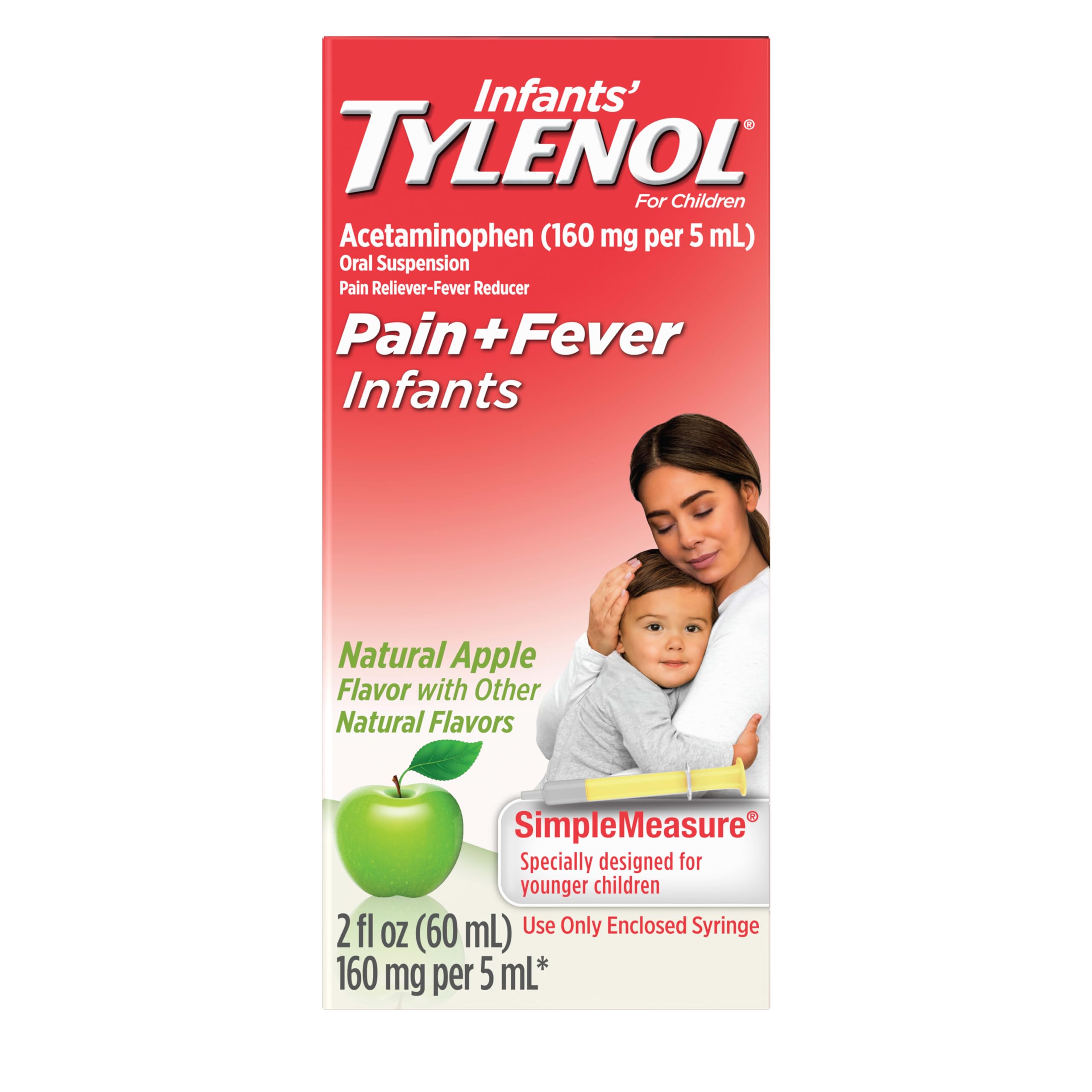 Infants' Tylenol Dye-Free Acetaminophen Oral Suspension, Cherry, 1 Fl Oz — Amazon image 10