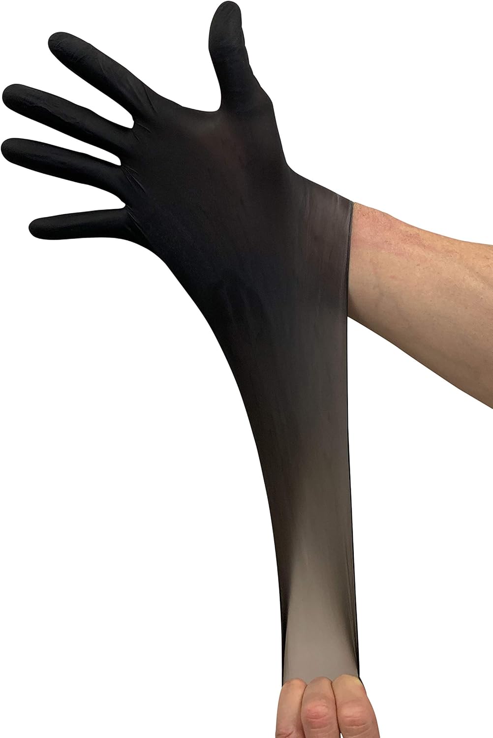 KingSeal 1000 Count UltraBlack Nitrile Exam Gloves, Medical Grade, Powder Free, Size MEDIUM, 4 MIL, Textured Fingertips, Made in Malaysia - 10 Boxes of 100 Gloves