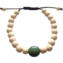 Hands Of Tibet Tibetan Mala Yak Bone Wrist Mala Bracelet for Meditation Large Turquoise