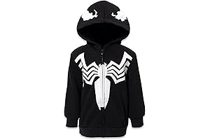 Marvel Boys' Spider-Verse Venom Zip-Up Hoodie